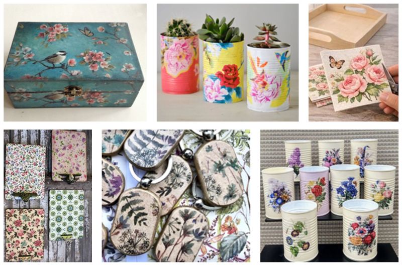 Wakacyjny Decoupage na Planecie Warszawa